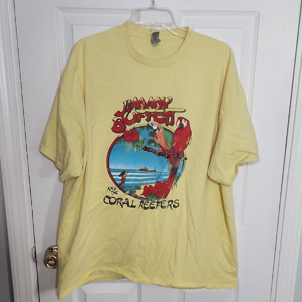 Jimmy Buffett And The Coral Reefer Parrot Shirt